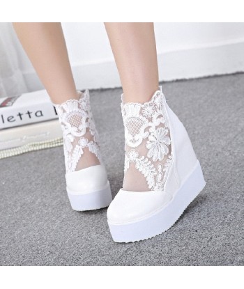 Chaussures femme dentelle Elouise pas cheres