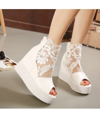 Chaussures femme dentelle Elouise pas cheres