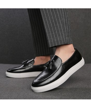 Chaussures d'été en cuir décontractées pour Hommes Paris Déstockage Promo