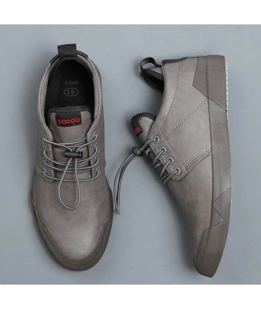 Chaussures décontractées en cuir à lacets pour hommes - Turbon votre