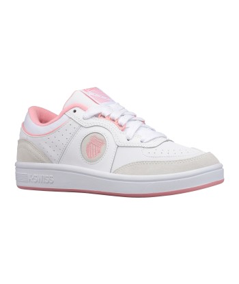 96802-973-M | WOMENS NORTH COURT | WHITE/FLAMINGO PINK Fin de série