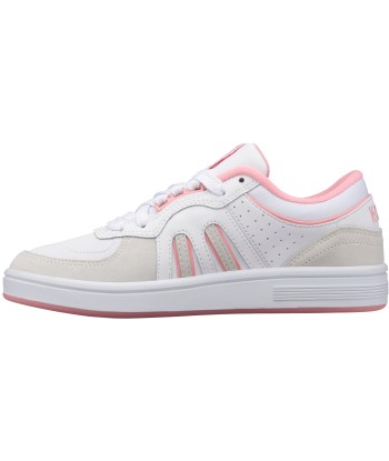 96802-973-M | WOMENS NORTH COURT | WHITE/FLAMINGO PINK Fin de série