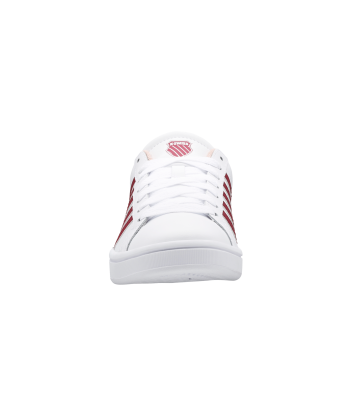 97011-116-M | COURT TIEBREAK | WHITE/BURGUNDY/PEACHY KEEN Véritable concentré