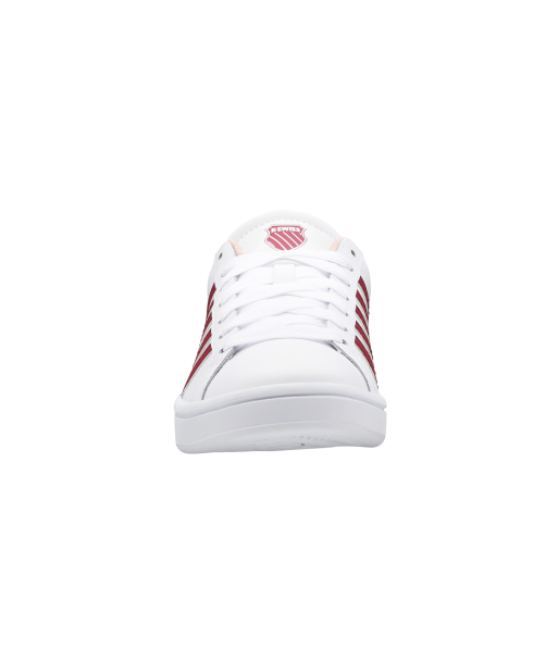 97011-116-M | COURT TIEBREAK | WHITE/BURGUNDY/PEACHY KEEN Véritable concentré