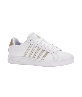 97011-183-M | COURT TIEBREAK | WHITE/CHAMPAGNE GOLD votre