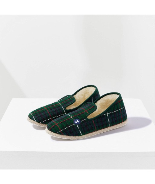 Charentaises Tartan vert suggérées chez