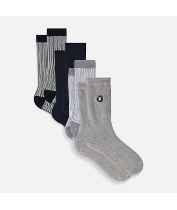 Quatro de chaussettes Chevrons (2 tailles) de France