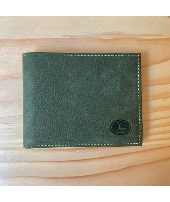 Portefeuille vert slim votre