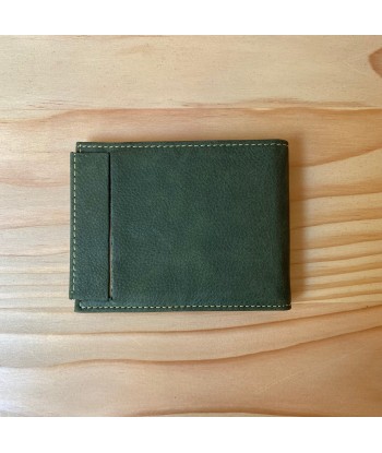 Portefeuille vert slim votre