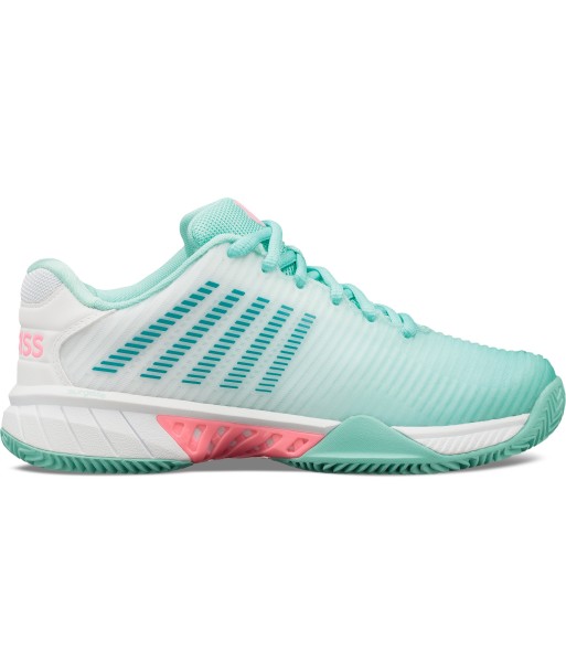 96614-439-M | HYPERCOURT EXPRESS 2 CLAY | ARUBA BLUE/WHITE/SOFT NEON PINK Vous souhaitez 