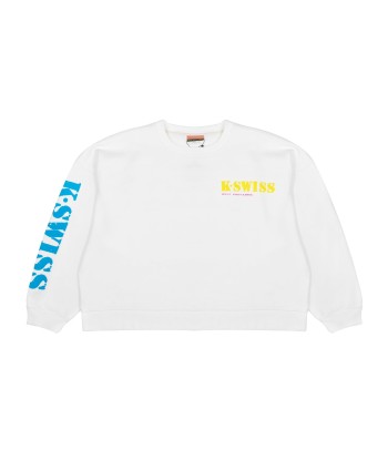 104362-100 | WILLY XL CREWNECK | WHITE la livraison gratuite