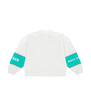 104358-100 | WILLY CREWNECK | WHITE d'Europe débarque