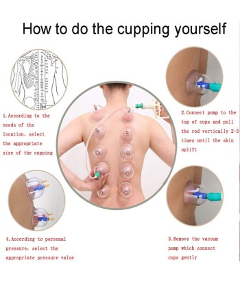 Ensemble de Thérapie CUPPING  Tasses Ventouse chinoises vente chaude votre 