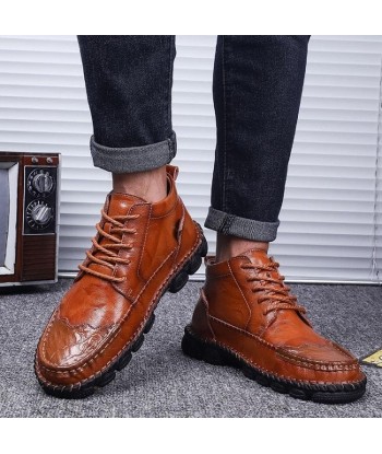 Julian - Chaussures Orthopédique Homme en cuir à la mode ou a consommer sur place