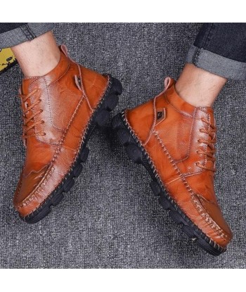 Julian - Chaussures Orthopédique Homme en cuir à la mode ou a consommer sur place