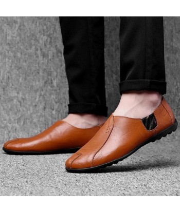 Chaussures Orthopédique Homme en cuir à la mode - Eburwin 50% de réduction en Octobre 2024