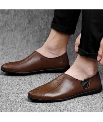 Chaussures Orthopédique Homme en cuir à la mode - Eburwin 50% de réduction en Octobre 2024