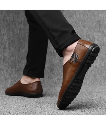 Chaussures Orthopédique Homme en cuir à la mode - Eburwin 50% de réduction en Octobre 2024