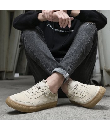 Chaussures Orthopédiques Hommes décontractées en daim avec semelle texturée - Maxwell - vente chaude votre 